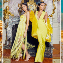 Load image into Gallery viewer, Vestido Tassel Yellow