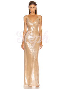 Nude Sequined