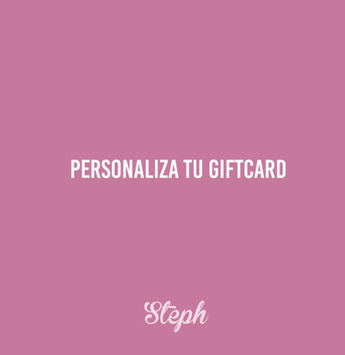Personaliza tu Giftcard