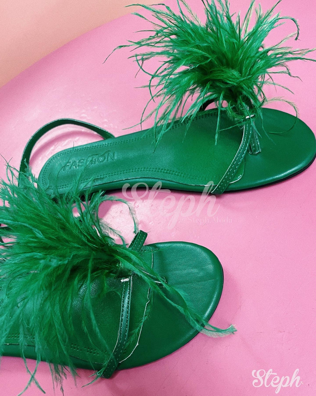 BV Green Sandals