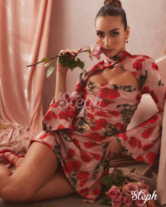 Floral nude sexy